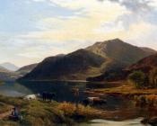 西德尼 理查德 珀西 : Cattle By A Lake